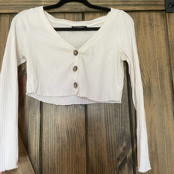 Button up White long sleeve - Picture 2 of 4